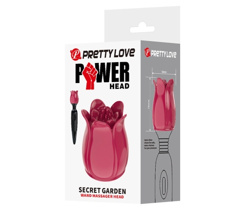 PRETTY LOVE - SECRET GARDEN PINK MASSAGE HEAD