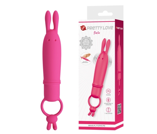 PRETTY LOVE - DELIA RABBIT VIBRATOR WITH RESISTANCE RING