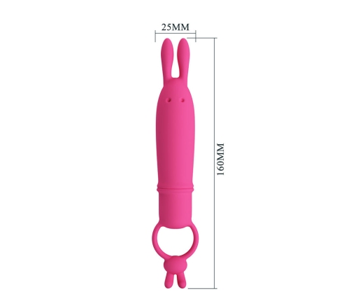 PRETTY LOVE - DELIA RABBIT VIBRATOR WITH RESISTANCE RING
