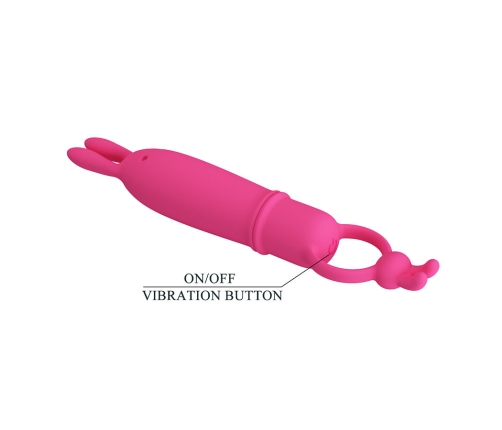 PRETTY LOVE - DELIA RABBIT VIBRATOR WITH RESISTANCE RING