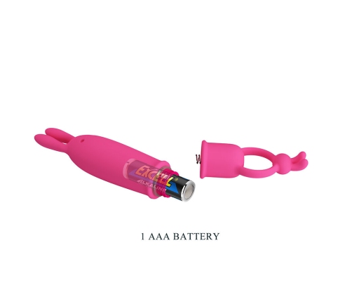 PRETTY LOVE - DELIA RABBIT VIBRATOR WITH RESISTANCE RING