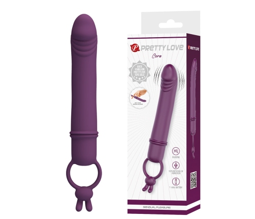 PRETTY LOVE - CORA VIBRATOR PENIS FORM WITH RESISTANCE RING