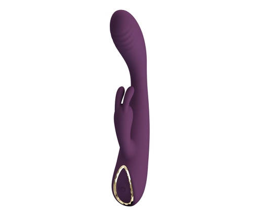 PRETTY LOVE - EMMA VIBRADOR CON ESTIMULADOR RABBIT MORADO