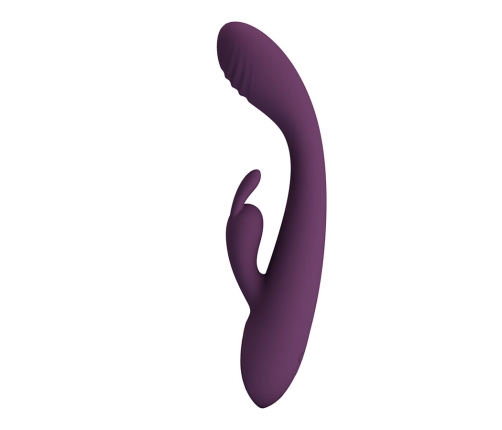 PRETTY LOVE - EMMA VIBRADOR CON ESTIMULADOR RABBIT MORADO