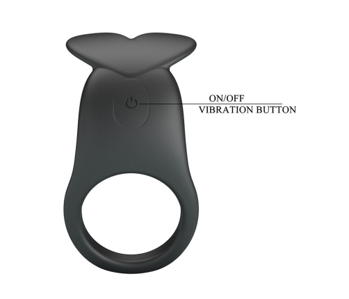 PRETTY LOVE - CARLTON PENIS RING WITH CLITORAL STIMULATOR