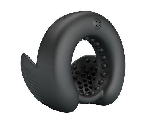 PRETTY LOVE - QUENTIN PENIS RING WITH TESTICULAR STIMULATOR
