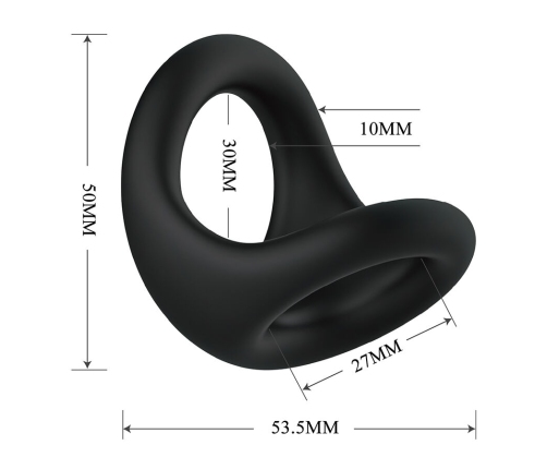 CRAZY BULL - NESTOR ERGONOMIC PENIS AND TESTICLE RING