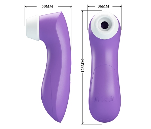 ROMANCE - CLITORAL SUCTION TOOL WITH PULSATION TECHNOLOGY PURPLE