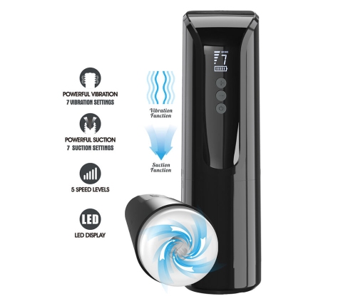 PRETTY LOVE - LARISSA VIBRATING SUCTION MASTURBATOR