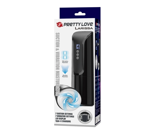 PRETTY LOVE - LARISSA VIBRATING SUCTION MASTURBATOR