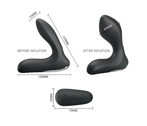 MR PLAY - PROSTATE MASSAGER WITH VIBRATION REMOTE CONTROL