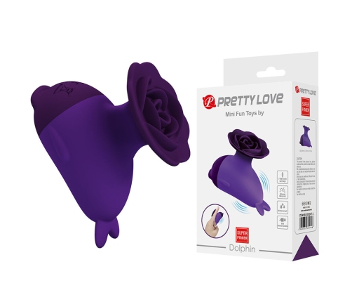 PRETTY LOVE - DOLPHIN MINI VIBRATOR WITH CLIP