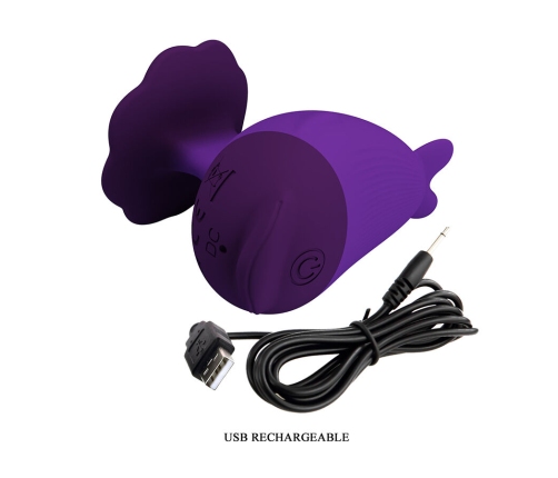 PRETTY LOVE - DOLPHIN MINI VIBRATOR WITH CLIP