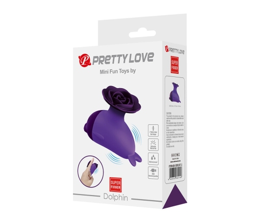 PRETTY LOVE - DOLPHIN MINI VIBRATOR WITH CLIP