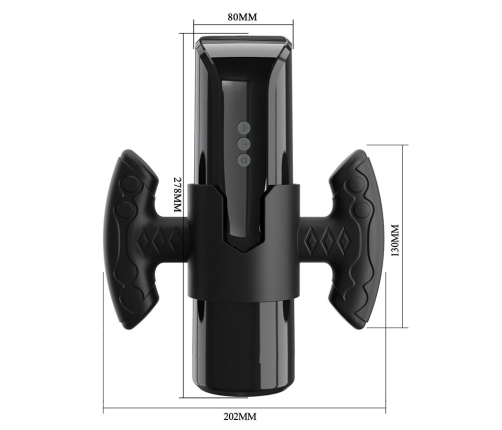 PRETTY LOVE - LARISSA SUCTION MASTURBATOR WITH VIBRATION + SUPPORT