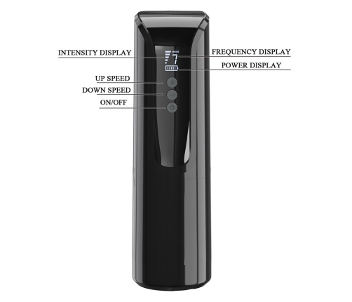 PRETTY LOVE - LARISSA SUCTION MASTURBATOR WITH VIBRATION + SUPPORT