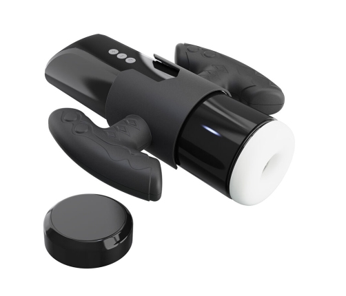 PRETTY LOVE - LARISSA SUCTION MASTURBATOR WITH VIBRATION + SUPPORT