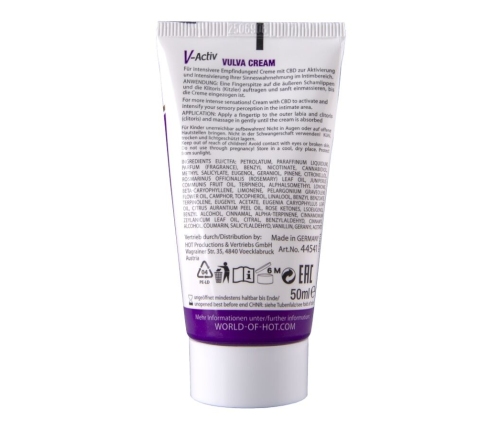 HOT - VULVA CREAM MIT CBD 50ML