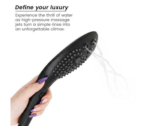 WOMANIZER - WAVE CLITORAL STIMULATING SHOWER HEAD BLACK