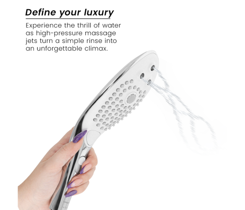 WOMANIZER - WAVE CLITORAL STIMULATING SHOWER HEAD CHROME