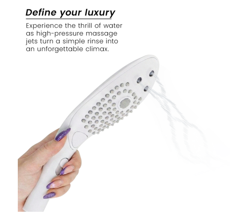 WOMANIZER - WAVE CLITORAL STIMULATING SHOWER HEAD WHITE