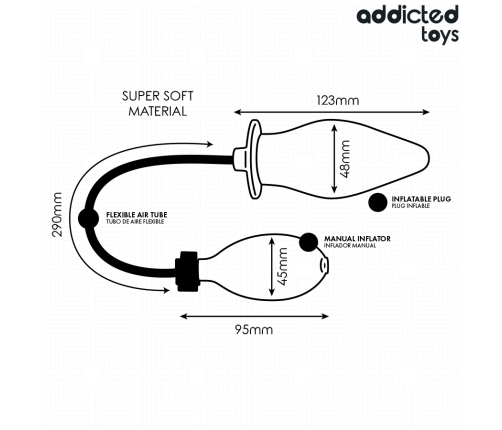 ADDICTED TOYS - INFLATABLE BUTT PLUG MODEL 2