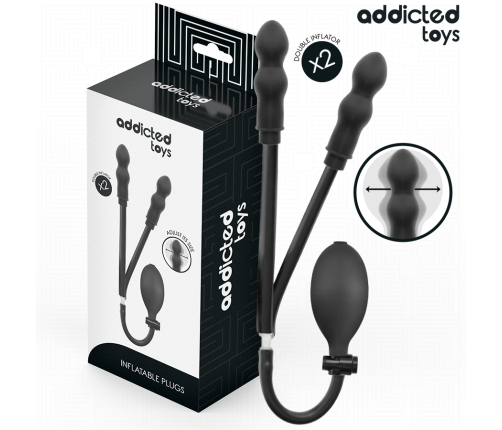 ADDICTED TOYS - INFLATABLE DOUBLE BUTT PLUG MODEL 1