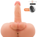 INTENSE DEEP TOUCH - DAMIEN TORSO WITH ANUS AND REALISTIC DILDO WITH PUSHING AND VIBRATION REMOTE CONTROL 3.5 KG
