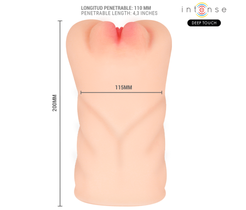 INTENSE DEEP TOUCH - KRISTA VIBRATING MOANING VAGINA MASTURBATOR AND REMOTE CONTROL