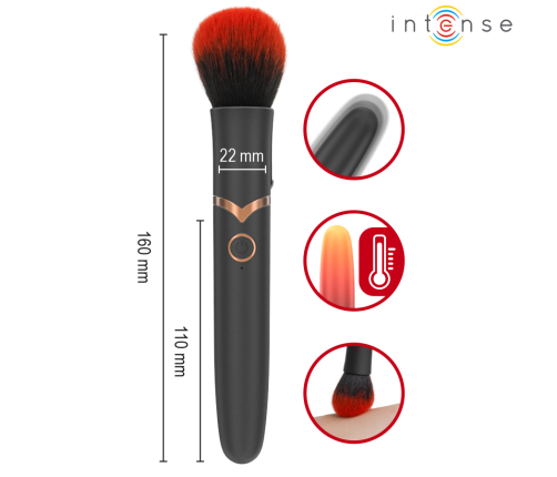INTENSE - EMILIA HEATED VIBRATING BRUSH 16 CM
