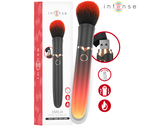 INTENSE - EMILIA HEATED VIBRATING BRUSH 16 CM
