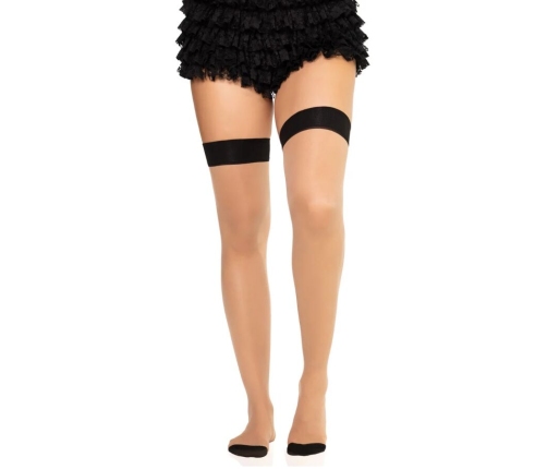 LEG AVENUE - 1963 SPANDEX BACKSEAM STOCKINGS BLACK - ONE SIZE