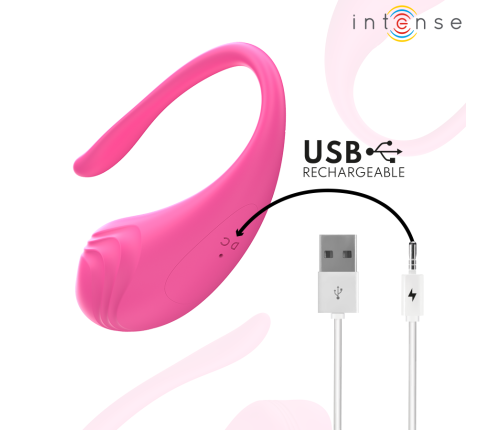 INTENSE - OLIVIA PINK VIBRATING EGG WITH REMOTE CONTROL