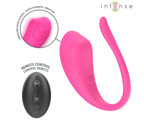 INTENSE - OLIVIA PINK VIBRATING EGG WITH REMOTE CONTROL