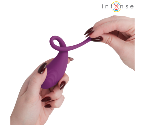 INTENSE - OLIVIA PURPLE VIBRATING EGG WITH REMOTE CONTROL