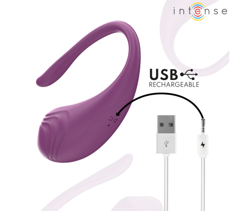 INTENSE - OLIVIA PURPLE VIBRATING EGG WITH REMOTE CONTROL