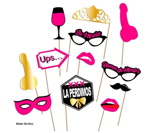 DIABLO PICANTE - PHOTOCALL PARTY SET MODEL 2 - 12 UNITS