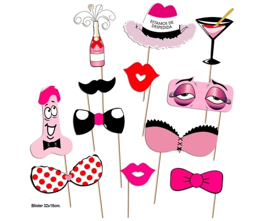 DIABLO PICANTE - PHOTOCALL PARTY SET MODEL 1 - 12 UNITS