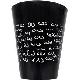 DIABLO PICANTE - BLACK CUP 500 ML WITH WHITE BOOBS