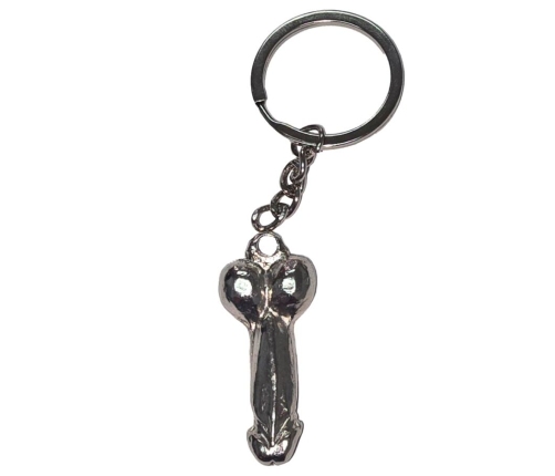 DIABLO PICANTE - SILVER METAL PENIS KEYCHAIN