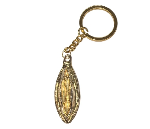 DIABLO PICANTE - METAL KEYCHAIN ​​WITH GOLD LIPS