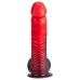 SILEXD - DEVIL DILDO FANTASY LIQUID SILICONE THERMOREACTIVE RED BLACK 20.3 CM