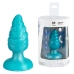 SILEXD - MELTY ANAL PLUG FANTASY LIQUID SILICONE THERMOREACTIVE CELESTIAL BLUE 9.2 CM