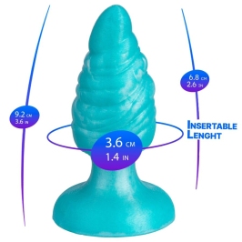 SILEXD - MELTY ANAL PLUG FANTASY LIQUID SILICONE THERMOREACTIVE CELESTIAL BLUE 9.2 CM SILEXD - MELTY ANAL PLUG FANTASY LIQUID SILICONE THERMOREACTIVE CELESTIAL BLUE 9.2 CM