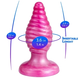SILEXD - CHERRY ANAL PLUG FANTASY LIQUID SILICONE THERMOREACTIVE PINK 9.2 CM SILEXD - CHERRY ANAL PLUG FANTASY LIQUID SILICONE THERMOREACTIVE PINK 9.2 CM