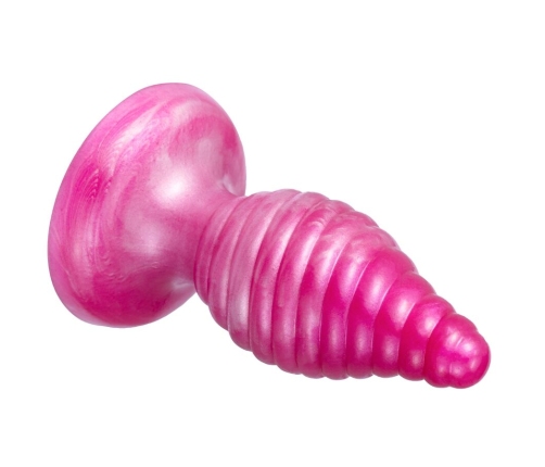 SILEXD - CHERRY ANAL PLUG FANTASY LIQUID SILICONE THERMOREACTIVE PINK 9.2 CM