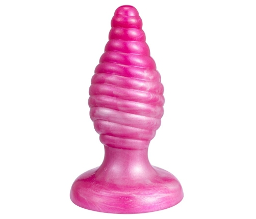 SILEXD - CHERRY ANAL PLUG FANTASY LIQUID SILICONE THERMOREACTIVE PINK 9.2 CM