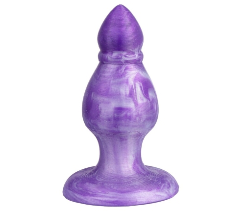 SILEXD - QUEEN ANAL PLUG FANTASY LIQUID SILICONE THERMOREACTIVE PURPLE 9.2 CM