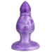 SILEXD - QUEEN ANAL PLUG FANTASY LIQUID SILICONE THERMOREACTIVE PURPLE 9.2 CM
