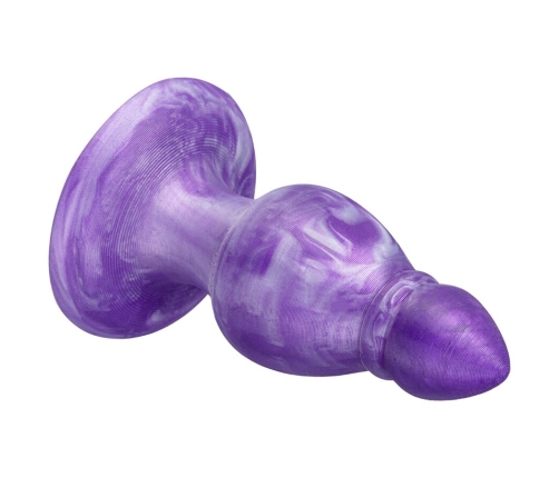 SILEXD - QUEEN ANAL PLUG FANTASY LIQUID SILICONE THERMOREACTIVE PURPLE 9.2 CM